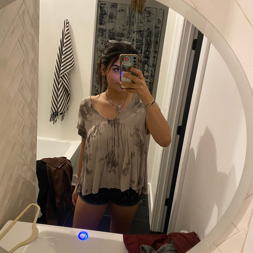 Tye dye gray American eagle soft and sexy shirt